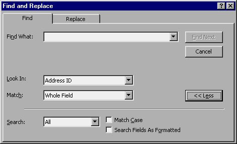 MS Access 2003 - Lesson 8: Change information in the table Picture 2