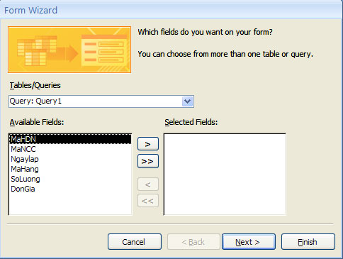 MS Access 2007 - Lesson 12: Design Forms Picture 6