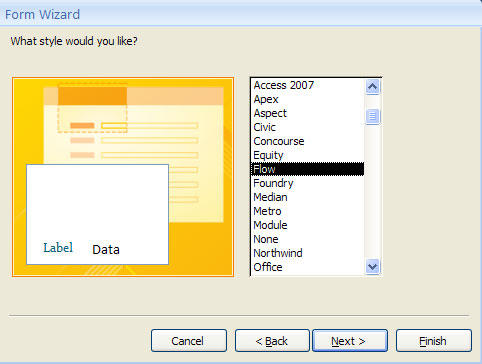 MS Access 2007 - Lesson 12: Design Forms Picture 8
