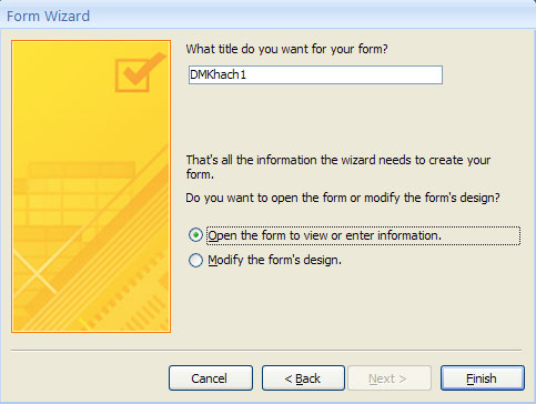 MS Access 2007 - Lesson 12: Design Forms Picture 9