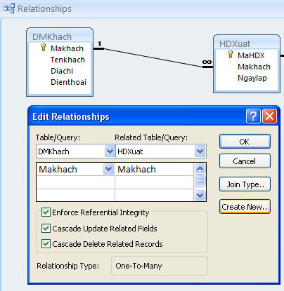 Ms Access Lesson Establish Relationships Between Tables