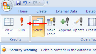 MS Access - Lesson 10: Querying the database Picture 11