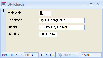 MS Access - Lesson 3: Objects in the database Picture 4