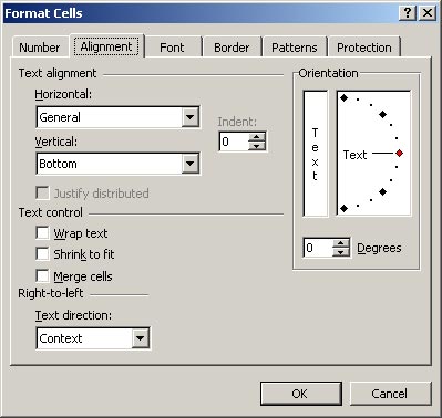 MS Excel 2003 - Lesson 2: Format spreadsheet data Picture 2