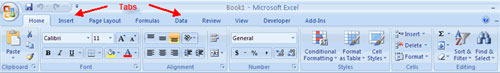 MS Excel 2007 - Lesson 1: Start Microsoft Excel 2007 Picture 3