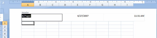 MS Excel 2007 - Lesson 13: Format sheets and prints Picture 3