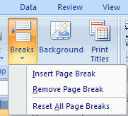 MS Excel 2007 - Lesson 13: Format sheets and prints Picture 7