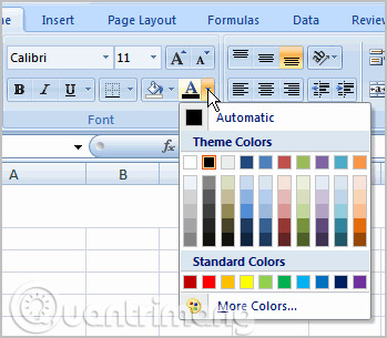 MS Excel 2007 - Lesson 15: Format the text Picture 5