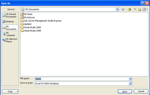 MS Excel 2007 - Lesson 3: Working with Workbook Picture 4