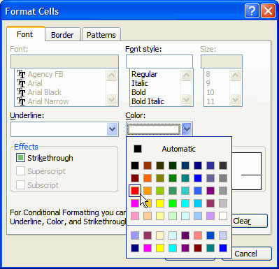 Ms Excel - Lesson 13: Use conditional formatting in Excel Picture 3