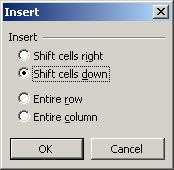 MS Excel - Lesson 4: Working with lines, columns, sheets Picture 13