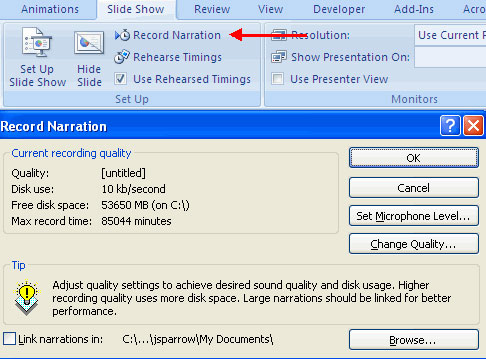 MS PowerPoint 2007 - Lesson 10: Slide presentation effects Picture 24