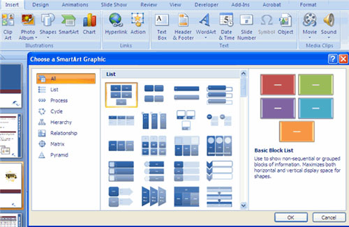MS PowerPoint 2007 - Lesson 7: Insert images and graphics in the slide Picture 7
