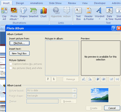MS PowerPoint 2007 - Lesson 7: Insert images and graphics in the slide Picture 9