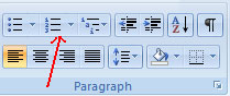 MS Word - Lesson 15: Create an automatic number Picture 2