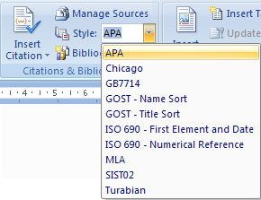 MS Word - Lesson 16: References and Citations Picture 1
