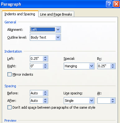 MS Word - Lesson 6: Format the text Picture 12