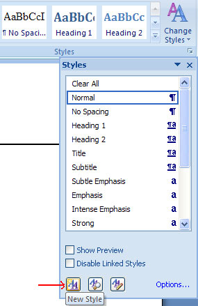 MS Word - Lesson 7: Styles Picture 3