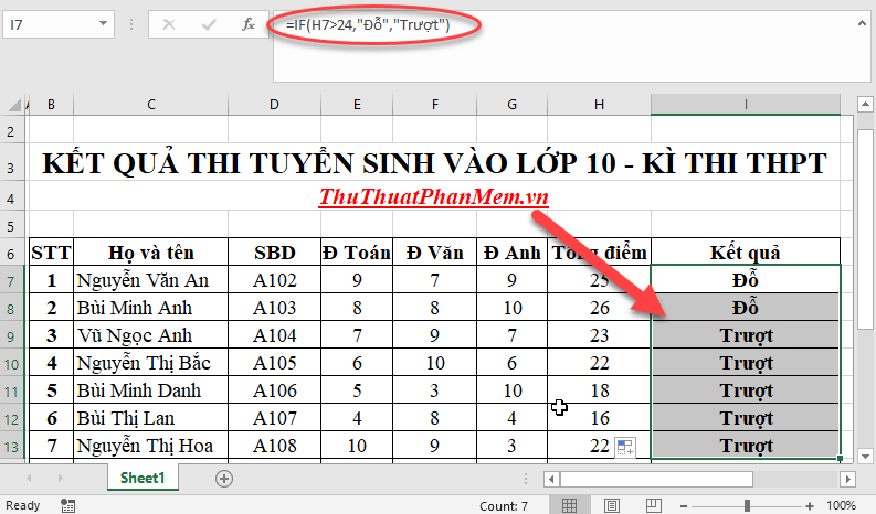 Multiple if function - Usage and examples