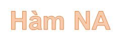 NA function - The function returns the # N / A error value in Excel Picture 1