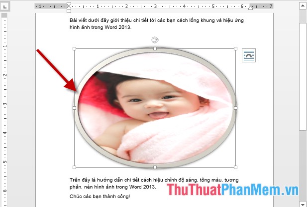 Nested frames and effects for images in Word Picture 2