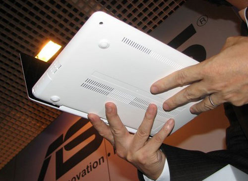 Netbook 'clamshell' Eee PC 1008HA Seashell Picture 4