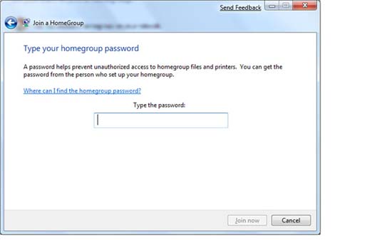 Network connection with Windows 7 HomeGroup Picture 9