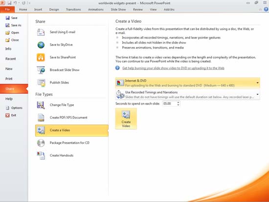 New exciting features in Office 2010 Picture 11