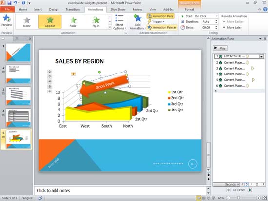 New exciting features in Office 2010 Picture 7