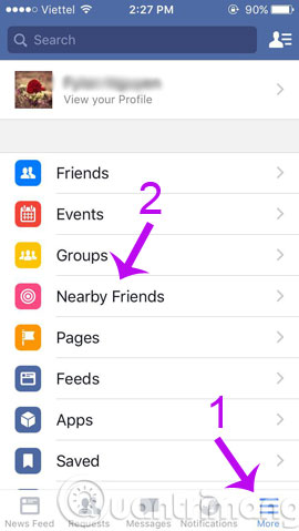 New feature finds Facebook friends around here Picture 1