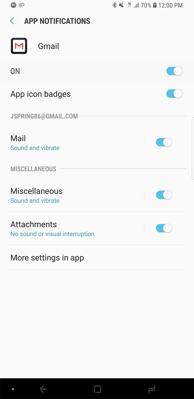 New features of Android 8.0 on Samsung Glaxy S8 Picture 4