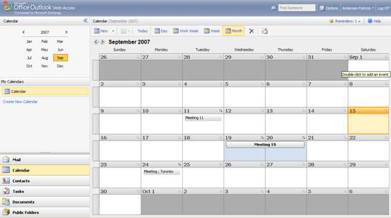New Outlook Web Access features in Exchange 2007 SP1 Picture 4