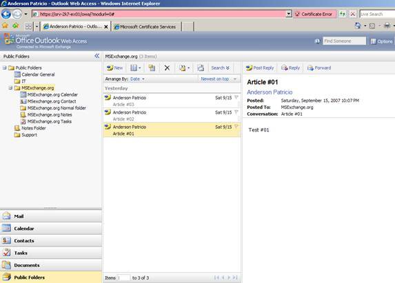 New Outlook Web Access features in Exchange 2007 SP1 Picture 5