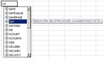 New points in Microsoft Office Excel 2007 Picture 4