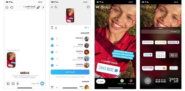 New stickers on Instagram allow asking to participate in live chat in Stories Picture 2