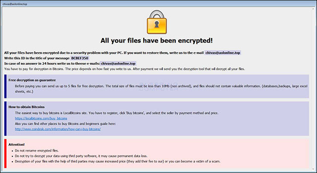 New variant of ransomware Arena Crysis appeared Picture 2