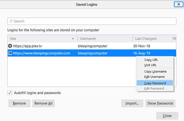 New vulnerability in Mozilla Firefox allows third parties to access a saved password store Picture 2
