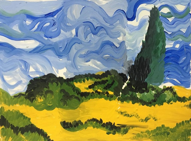 No one expected these wonderful paintings to be drawn by robots Picture 4