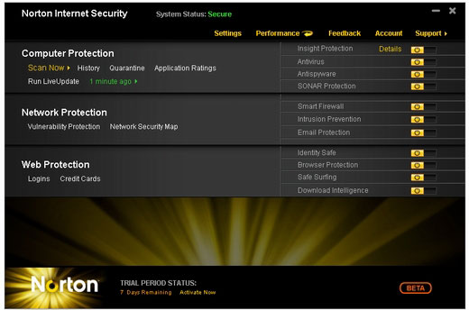 Norton AntiVirus 2011 Beta launched Picture 1
