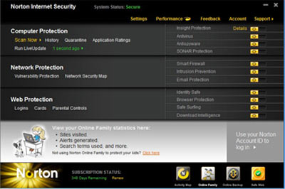 Norton Internet Security 2011: Fast, light and stronger Picture 1