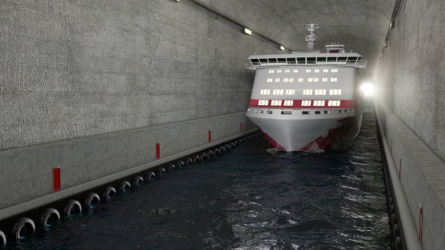 Norway will build the first tunnel for ships Picture 8