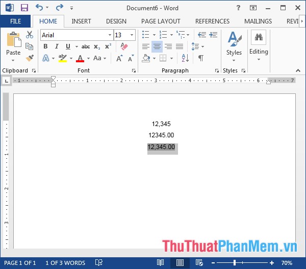  How To Format Numbers In Word Table Printable Templates