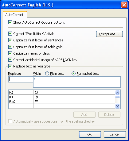 Number pages in Word 2003, insert special characters, date and time into Word Picture 9