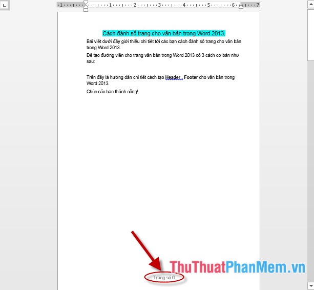 Number the page for the text in Word Picture 5