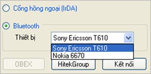 OBEX and programming techniques for infrared ports, Bluetooth Picture 4
