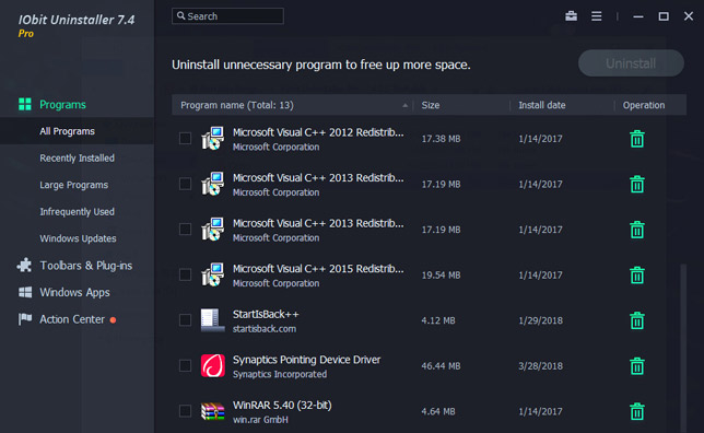Offer IObit Uninstaller 7 Pro, the software to remove computer programs for $ 9.99, is free Picture 1