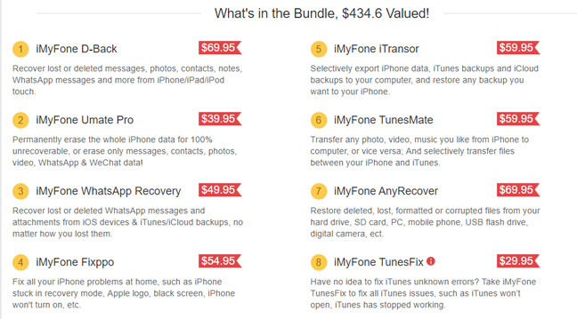 Offers Umate and iTransor Lite cleaning, data conversion tools, which are free Picture 16