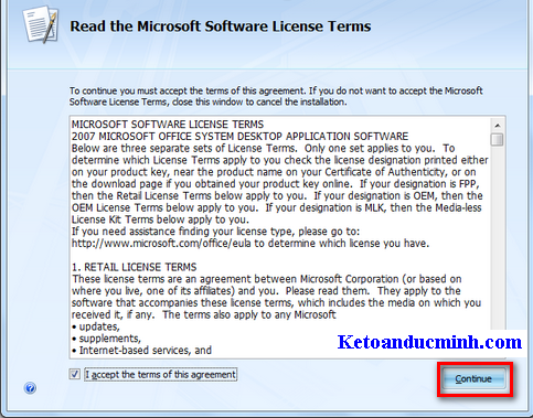 Office 2007 installation guide Picture 4