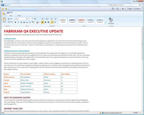 Office impressions 'cloud' and Office 2010 Picture 2
