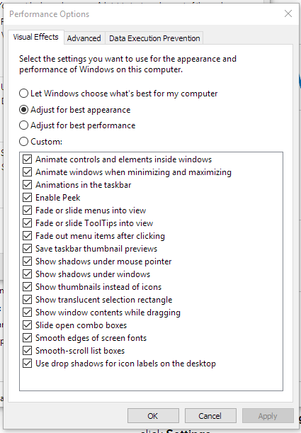 On Windows 10 you should disable these features Picture 9